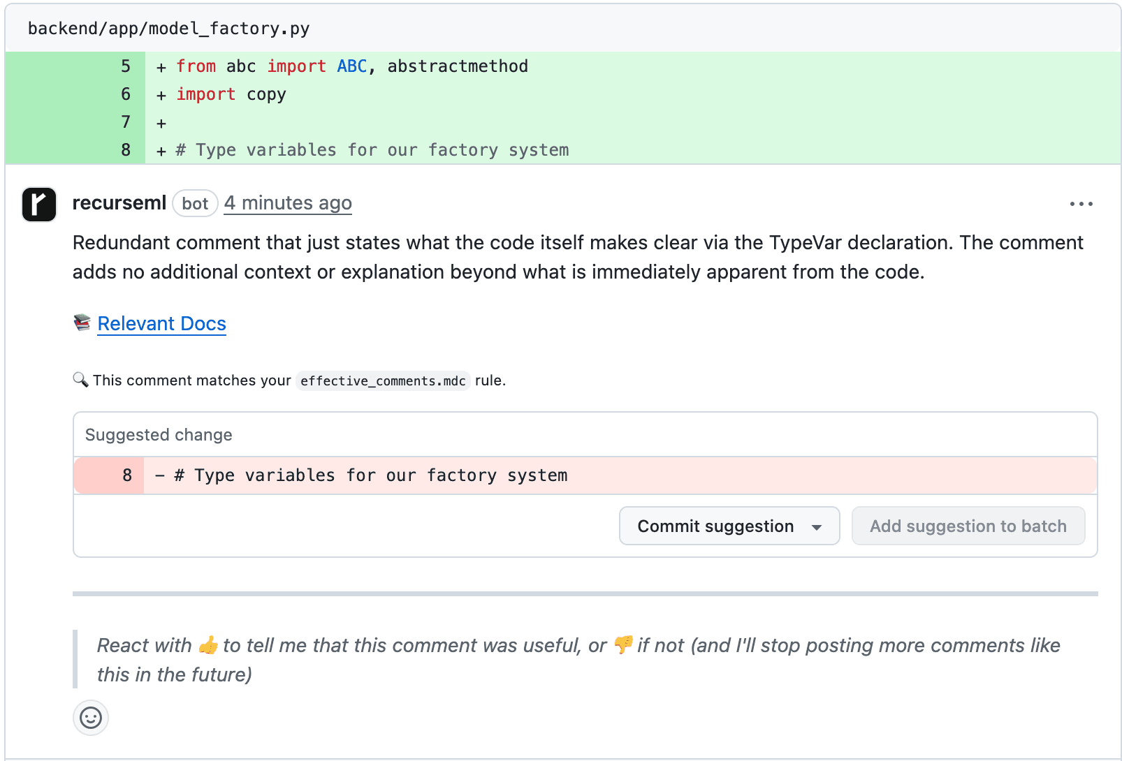 Custom Semantic Code Checks for PRs